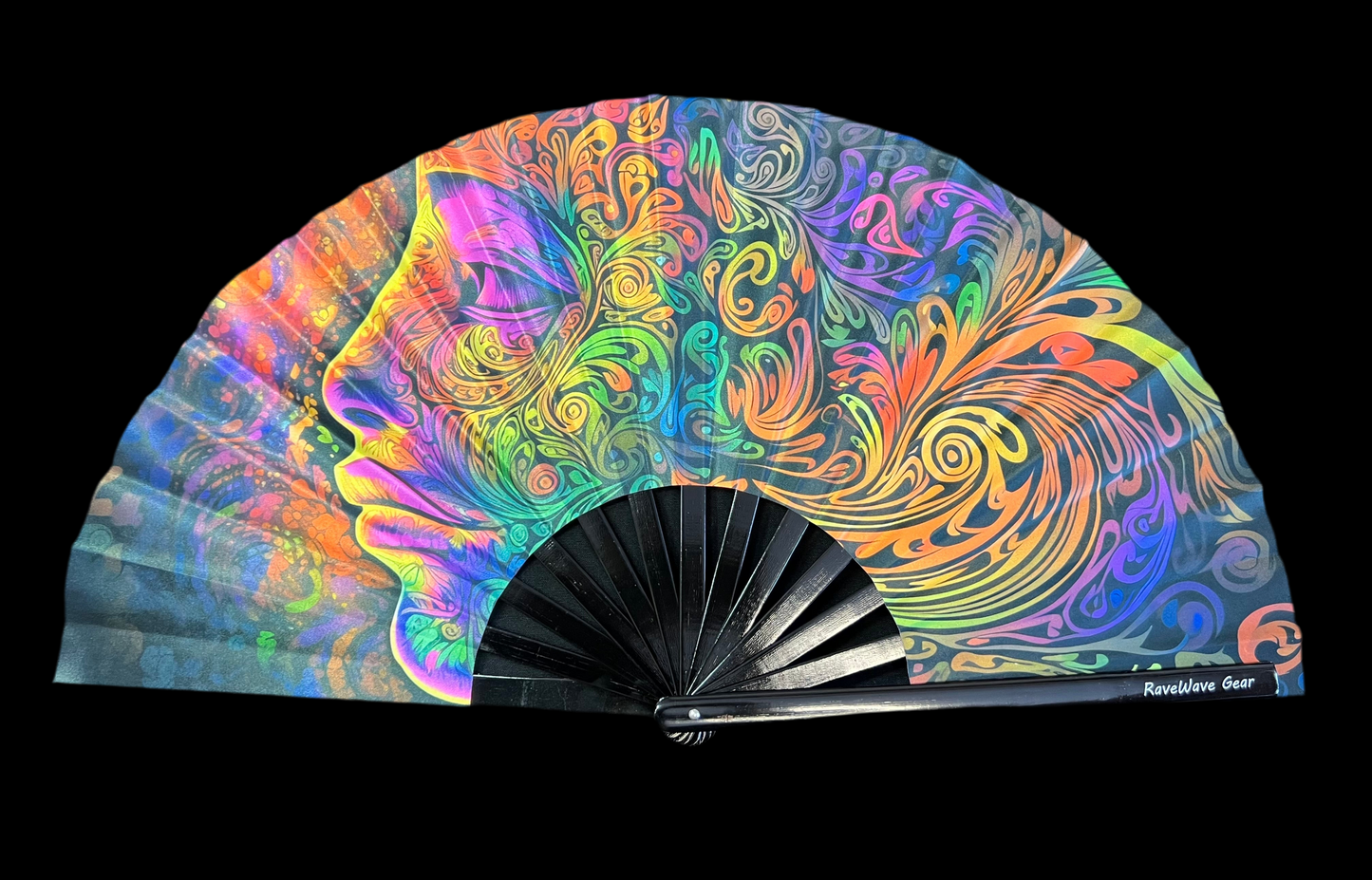 Feather Gleam Hand Fan - RaveWave Gear